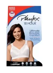 Playtex 4693 18 Hour Original Comfort Strap Wirefree Bra 38DD