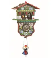 Kuckulino Black Forest Clock weather house with quartz movement.. TU 2026 SQ NEW