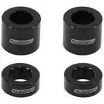 Aeroflow Billet Bolt Spacers M10 Black 3/8 Pack Of 4 - AF64-4377BLK