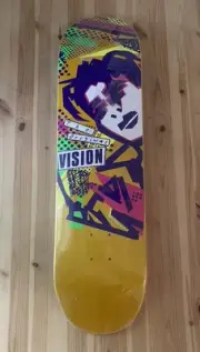 The Original Vision Skateboard Deck Mark Gonzales Gold & Purple