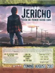 JERICHO SEASON 1 2007 INKWORKS PROMO PROMOTIONAL SELL SALE SHEET