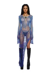 [Current Mood] A Lifetime With You Longline Sweater - Blue