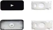 Replacement Individual Right Arrow Keycap and Hinges are Applicable for MacBook Pro/Air Model A2141 A2251 A2289 A2179 A2337 A2338 Keyboard to Replace The Right Arrow Key Cap and Hinge