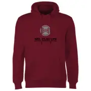 Back To The Future Mr Fusion Hoodie - Burgundy