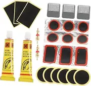 Parliky 1 Set Bicycle Tire Repair Tool Bike Repair Kit Bike Patch Bike Repair Tool Bike Tube Repair Kit Bicycle Patch Kit Bike Inner Tube Repair Kit Bicycle Repair Tools Tire Patch Rubber