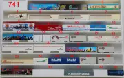 Bastelmodelle Aufbauten – Coca Cola, Riwatrans, Kieserling, DPD, M&M 1:87 /741