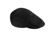 Beechfield Unisex Vintage Flat Cap / Headwear (Black) - UTRW258