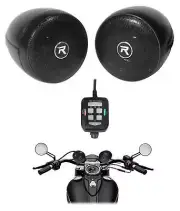Rockville Bluetooth Motorcycle Speakers Audio System For Royal Enfield Himalayan