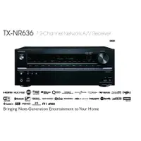 在飛比找蝦皮購物優惠-ONKYO TX-NR 636 7.2聲道 影音擴大機 支援