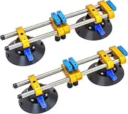 [ZHDBD] Seamless Seam Setter, 2pcs/Lot Seamless Seam Setter with 6 Inch Suction Cups for Seam Joining and Leveling Professional Countertop Installation Tool for Granite Stone Marble