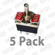 5 PACK - DPDT C/OFF ON/OFF/ON HD TOGGLE SWITCH 20AMP-125V # 66-1906-5PK