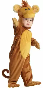 UNDERWRAPS MONKEY CHILD COSTUME ASST SIZES #26051 BRAND NEW