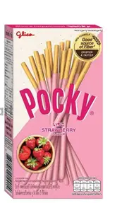 Glico Pocky Strawberry Biscuit Sticks 45g