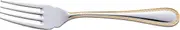 Noritake 18Y/83AK Fish Fork, 6.9 inches (17.5 cm), Gold Marquise Shape, 1 Piece, Stainless Steel (Partially Gold Plated)