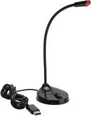 USB Computer Microphone,Desktop Omnidirectional Condenser Microphone,360° Sound Pickup USB Conferencing Microphone Clear Communication Conference Microphone