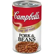 (5 Pack) Campbell's Canned Pork and Beans with Tomato, Sweet & Savory, 19.75 Oz