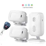 Security Chime Wireless Infrared IR Motion Door Bell Sensor Alarm Entry Doorbell