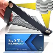 3pk -Powerful Magnetic Vent Screen Mesh Covers (3-Pack) That won't Move or Fall