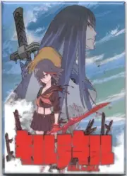 Kill la Kill Anime Ryuko on Blue Poster Image Refrigerator Magnet NEW UNUSED