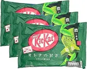 Nestle Kitkat Mini Bar (10 Pieces) 136g ((Pack of 3), Matcha)