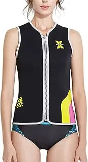 3MM Wetsuits High Elastic Snorkeling Keep Warm Swimming Vest -Protection Wetsuit Tops Surf Suit for Water Activities