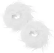 [WESIEVYA] Versatile Women's Winter Wrist Cuffs Cozy Fluffy Fashionable Cuff Bracelets