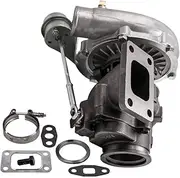 For Oil cooled T3/T4 T04E V-Band Flange Turbocharger 63 A/R 5A/R Internal Wastegate 4 or 6 1.5L-2.5L Engines