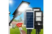 Leier 160 LED Solar Street Light 120W Flood Motion Sensor Remote Outdoor Wall Lamp x2