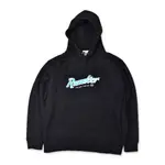 [RAWKER] SCRIPT LOGO HOODIE / BLACK 帽T