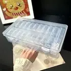 Nail Art Organizer Beads Container Household Square Plastic Box