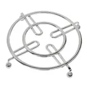 Home Basics Flat Wire Collection Trivet Shiny Polished Chrome