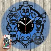 LED Clock Five Nights at Freddy’s LED Light Vinyl Record Wall Clock 2690