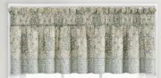 Waverly Home Classics Window Valance, Astrid Spa, 52" W x 18" L