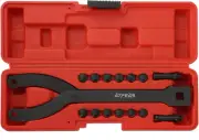 Spanner Wrench Set with Variable Pins 15Pc Adjustable Spanner Wrench Fits Camsha