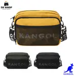 KANGOL - 英國袋鼠經典 LOGO網格 多功能 側背包 斜背包 時尚 袋鼠 小帥包