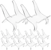 ULTECHNOVO Sturdy Acrylic Display Stands 10 Pack for Rocks Minerals Specimens Crystals Home Office