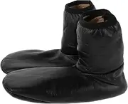 [Generic] 1 Pair Warm Fleece Leather Socks Warm Winter Socks for Women Warm Socks for Women Waterproof Socks for Women Socks for Men Boot Socks for Women Cold Weather Socks Pu Black
