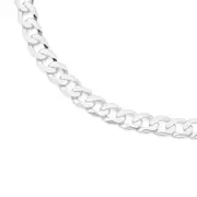 Silver 50cm Cuban Curb Chain