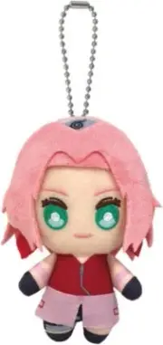Bandai Namco Nui NARUTO Shippuden Haruno Sakura Ball Chain Mascot Plush Doll