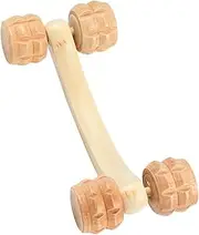 Wooden Massage Roller Portable Body Roller for Muscle Relaxation and Tension Relief for Home Gym Travel Lightweight Wooden Design for Back Neck Calf and Foot