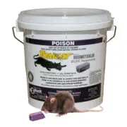 TOMCAT Bromethanlin Blox Rodenticide Rat Mouse Pest Control 4x1.8kg 8kg
