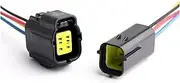 1 2 3 4 6 8 10 12 16Pin Car Sealed Truck Socket Oxygen Sensor Plug Waterproof Electrical Connector Wire Harness with Cable(4P Wire Harness)