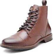 [Red Tape] Men's Ankle Length Boots- Elevated Look, Utmost Comfort, Firm Grip, Slip-Resistance, Shock Absorption, Better Traction, Soft-Cushioned Insole
