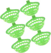 BESPORTBLE 6pcs Homing Pigeon Nest Bird Pigeons Pet Cage Pigeons Sand Cup Pigeons Water Cup Pigeons Utensil Pigeons Artificial Pigeons Pigeon Supplies Pigeons Las Pigeons Abs Light Green