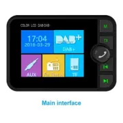 2.4" Bluetooth Digital Car Auto DAB/DAB+ Radio FM Transmitter USB Adapter