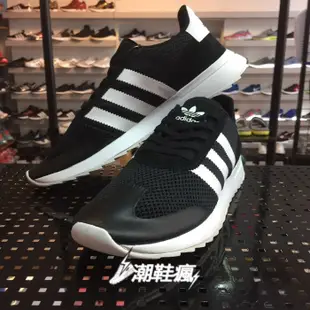 {潮鞋瘋}Adidas FlashBack Runner 黑 編織 慢跑鞋 李聖經 情侶款(男款) BB5323