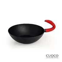 在飛比找Yahoo奇摩購物中心優惠-義大利CUOCO GZero系列零阻力炒鍋30cm(附蓋)