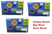 3x Cisco Linksys Wireless-G Notebook Adapter CardBus Wifi Notebook Card Laptop