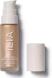 ILIA - Liquid Light Serum Highlighter | Non-Toxic, Vegan, Cruelty-Free, Illuminating + Dewy Finish That Helps Against UV Light + Pollution (Nova, 0.5 fl oz | 15 ml)