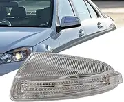 KYYET Compatible with MERCEDES W204 C Class C250 C300 C350 C63 Door Side Wing Mirror Housing Turn Signal Indicator LED Light Blub (Left/Driver Side)